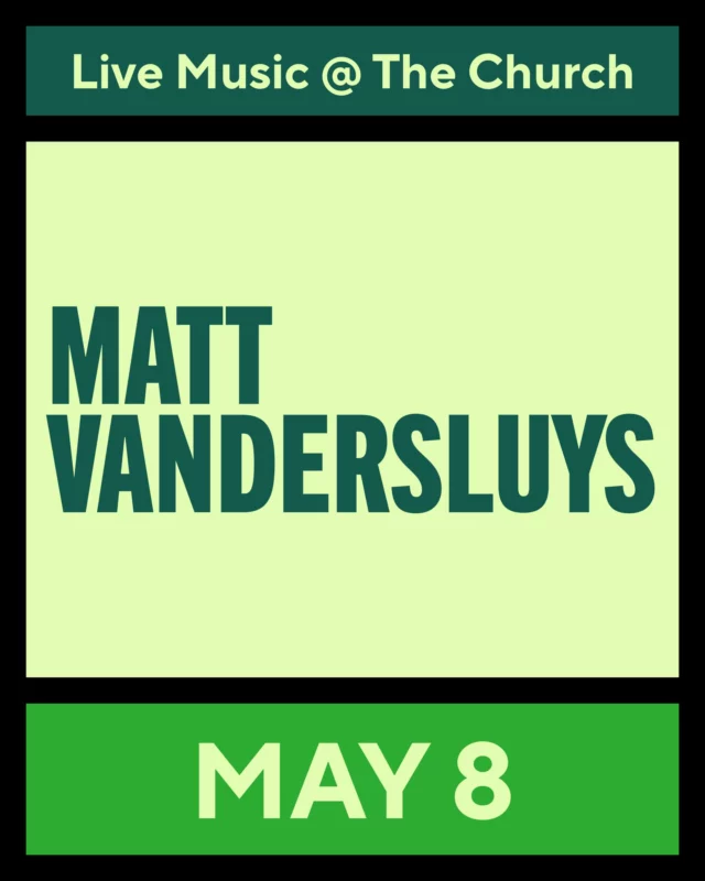 Matt Vandersluys is back for Live Music Thursday this Week!
