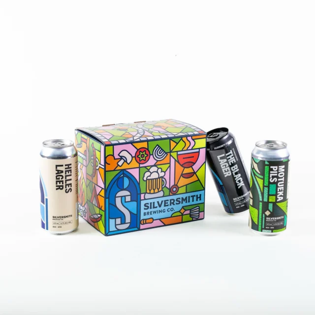 A perfectly curated six pack built for laid-back days and long golden evenings. Featuring our crisp Motueka Pils, the smooth and sunny Helles Lager, and the dark yet refreshing The Black Lager. This trio covers the bases for warm weather sipping; whether you’re headed to the beach, the backyard, or just chasing that golden hour glow the Endless Summer Sixer is here to keep the season going one sip at a time.