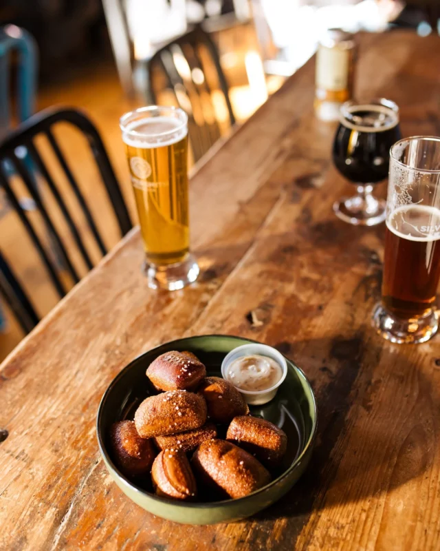The perfect pair... pints and pretzels😏🍻🥨