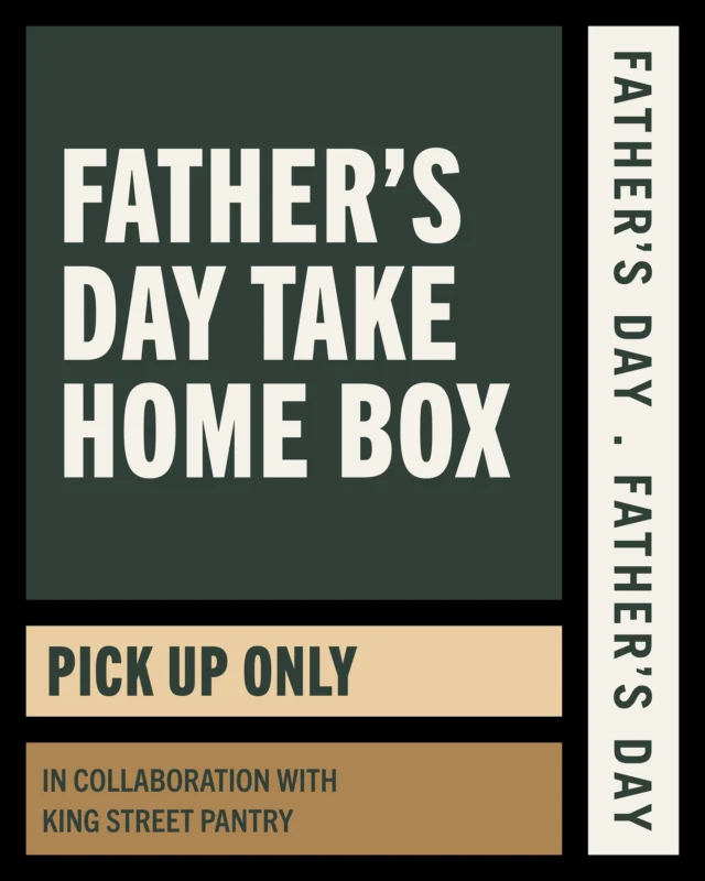 Silversmith has partnered with King Street Pantry; a whole-animal butcher and grocer located in downtown St. Catharines. With a focus on transparency and sustainability, working to bring ethically sourced meat and produce within reach for the Niagara community; featuring Homemade Side by Camp Kitchen, to bring you a Father’s Day Box Second to None!
Pre-Orders must be in by June 10th!

Grill Daddy Box $150 Includes:
4 x Grass Fed Beef Brisket Burgers
2lbs of Pulled Pork
+ Homemade Sides

Big Zaddy Grill Box $200 Includes:
2 x Dry Aged Rib Eyes*
1 x Porterhouse*
Roasted Ontario Mushroom
+ Homemade Sides
*4lbs of Meat in Total - Cooking instructions included

Sides Include:
Ontario Potato Salad - House Pickle, Pocket, Creamy Mustard
Nduja Mac and Cheese - House Mornay, Old Cheddar Garlic Bread Crumb, Nduja Old Fashioned
Cornbread with Honey Butter Glaze