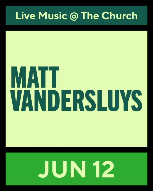 Live Music Thursday's... This week featuring Matt Vandersluys!