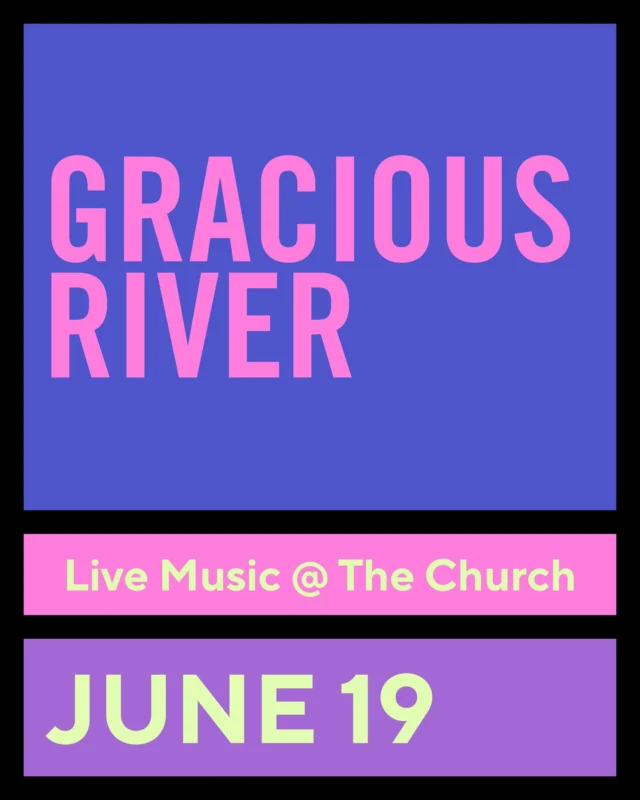 Gracious River with gracing us with their presence once again! Catch them at The Church from 7-9 this Thursday🍻🖤